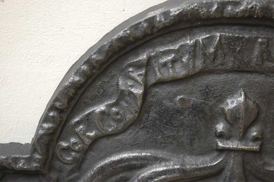 Cast iron fireback Cast iron fireback