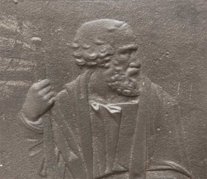 Cast iron fireback Cast iron fireback