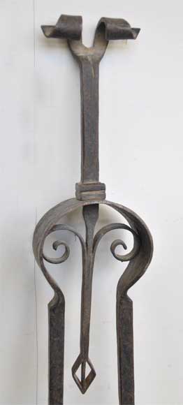 Fireplaces' accessories : plier and shovel in ironwork Fireplaces' accessories : plier and shovel in ironwork-5